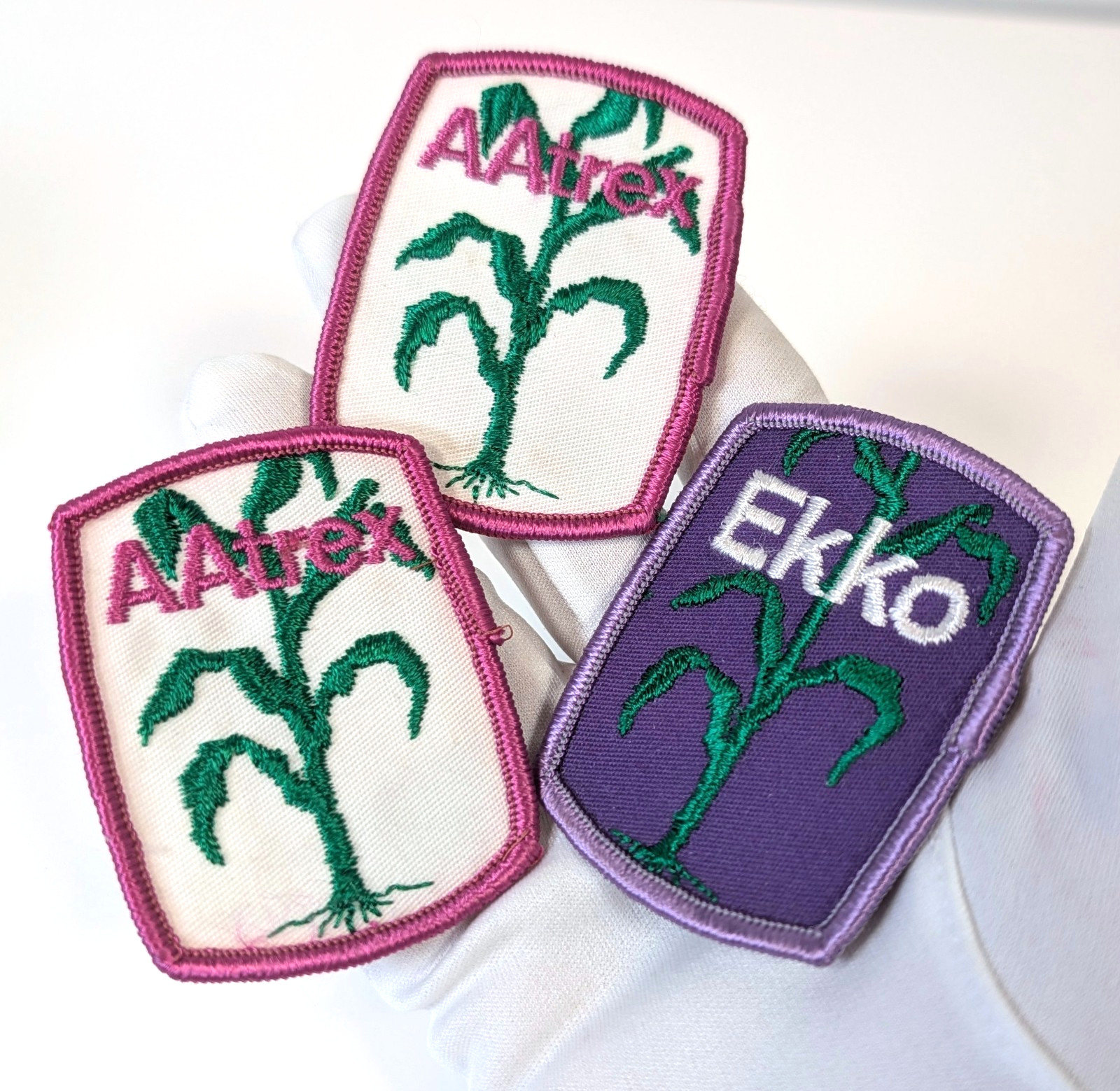 Lot of 3 Ekko Aatrex Farm Agriculture Herbicide farming embroidered Jacket Patch