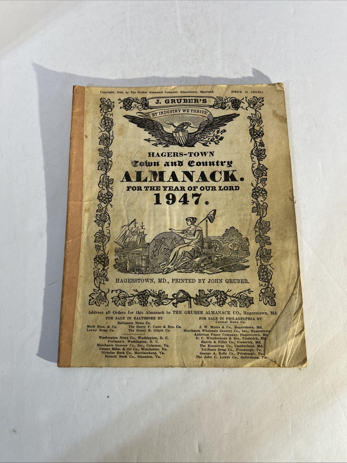 Agricultural Almanac Lot Of 16, Plus One Royster’s Almanac 1962