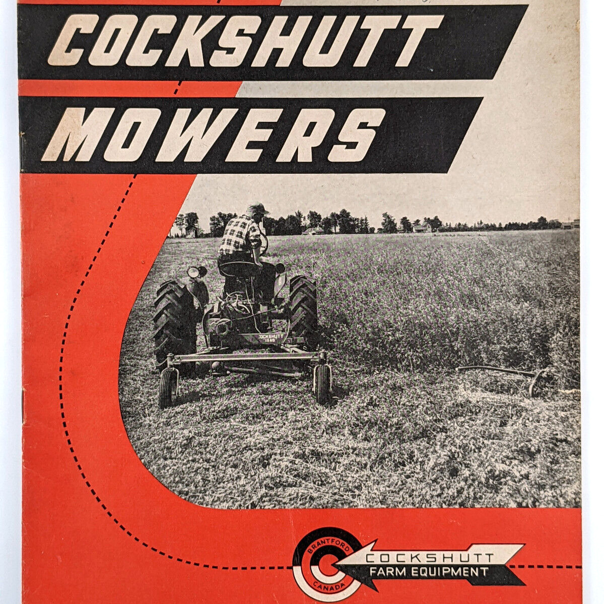 Cockshutt Mowers Tractors Advertising Brochure Cockshutt Farm Equipment 1950s