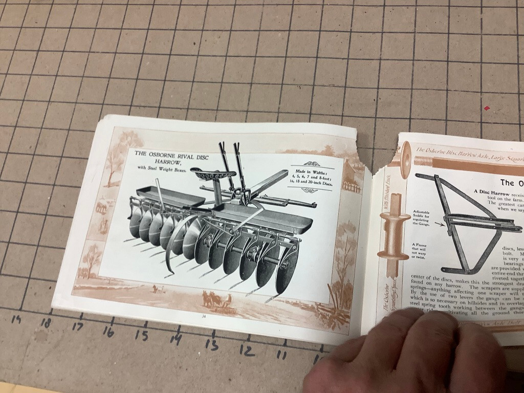 original 1901 D M OSBORNE & co FARMING MACHINE CATALOG – 48pgs