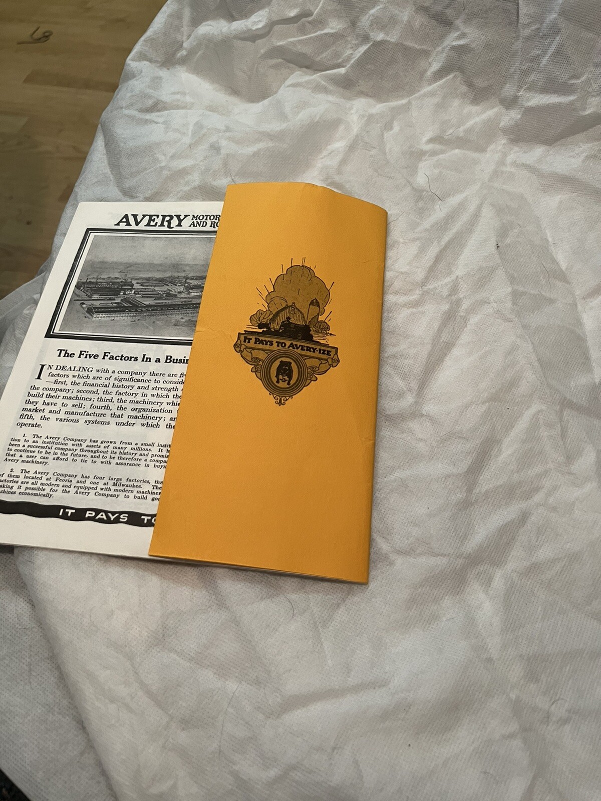THE 1923 AVERY COMPANY AVERY LINE CATALOG VINTAGE ORIGINAL PRINT