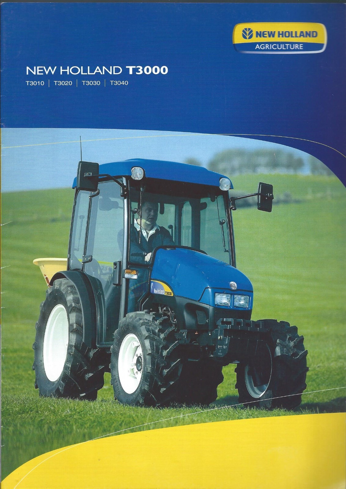 Farm Tractor Brochure – New Holland T3010 etal T3000 series c2008 FRENCH (F4719)