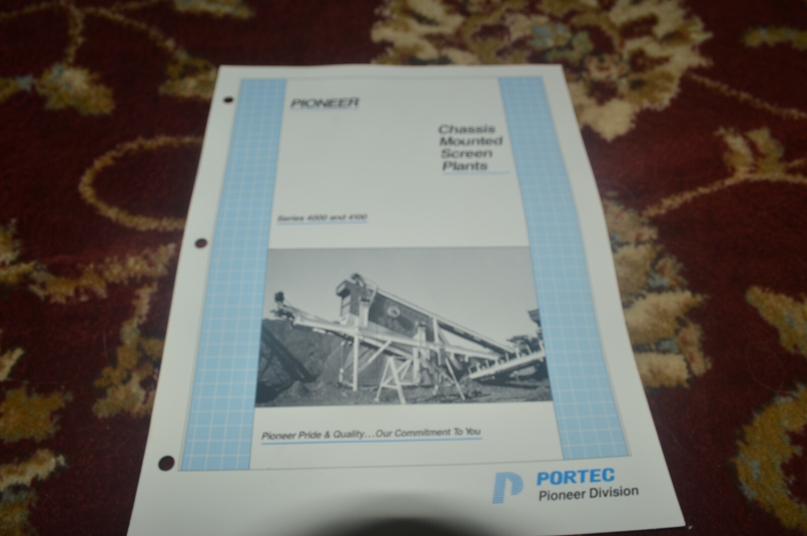 Pioneer Portable Chassis Mounted Screen Plants Brochure BASE