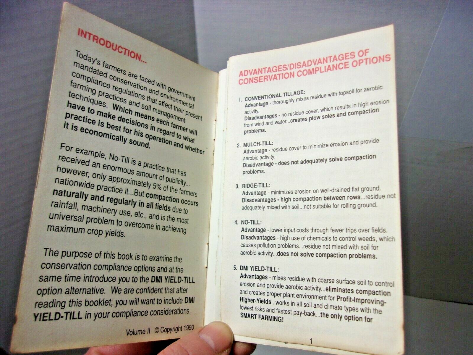 Farmers Pocket Notebook Advertising DMI Farm Tractor Implement Vintage Book