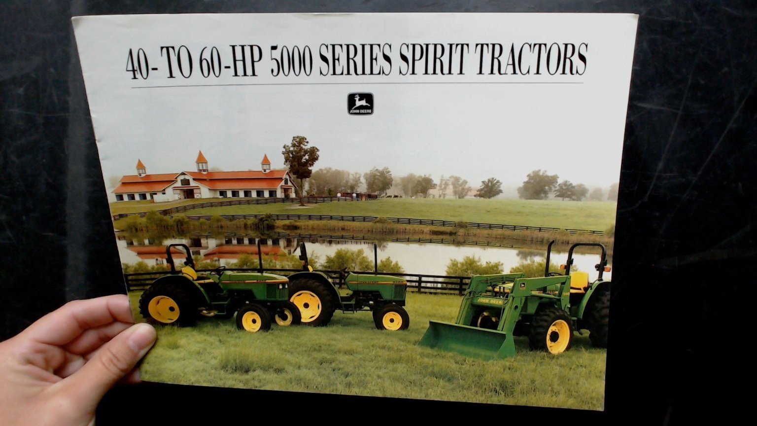 John Deere 40-60 HP 5000 Series Spirit Tractors Vintage Brochure 1993