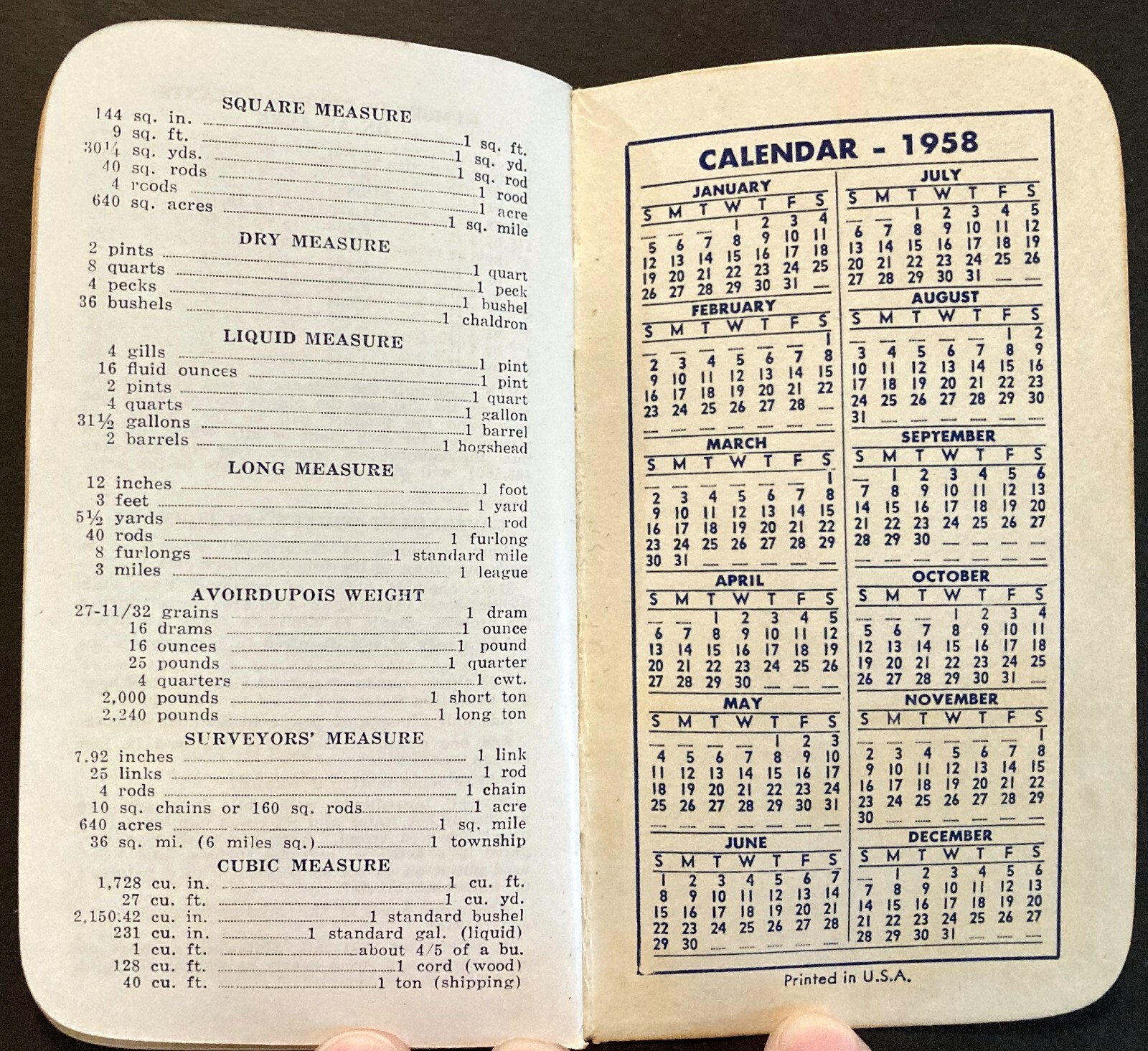 1957 ROYSTER PLANT FOOD & FERTILIZER POCKET RECORD NOTE BOOK FARMING SUPPLIES