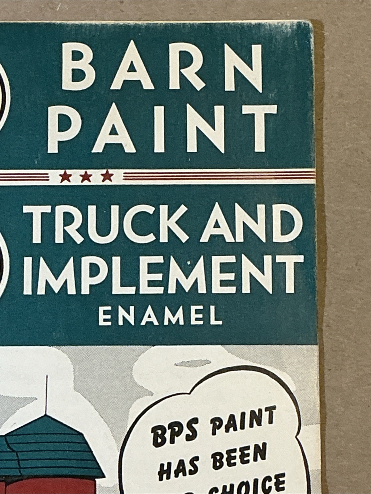 Vintage 1950 Tractor Colors BPS Paint Brochure INV-AD14