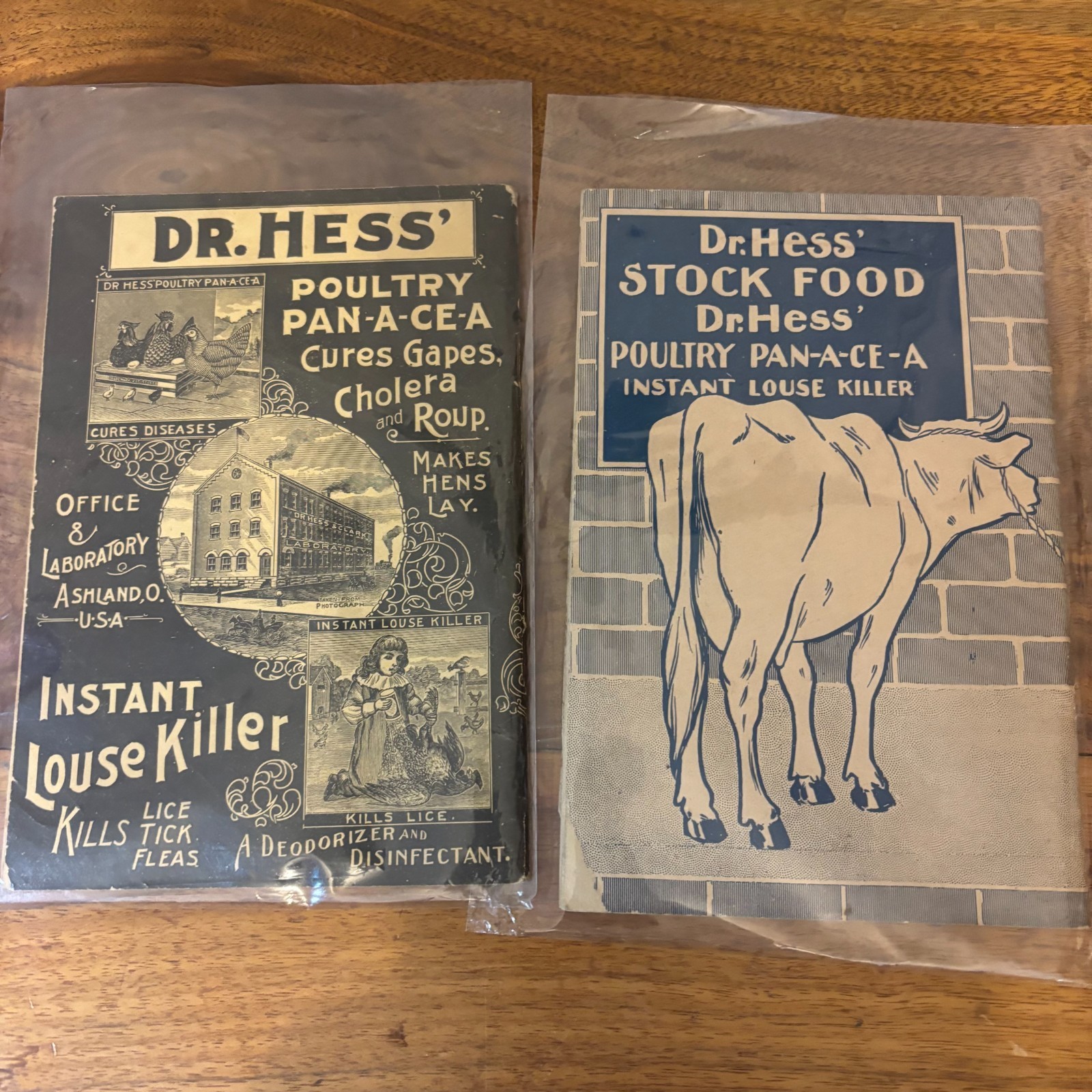 Lot of 2 Dr Hess Practical Points Farmers Horsemen Dairymen Poultrymen Booklet