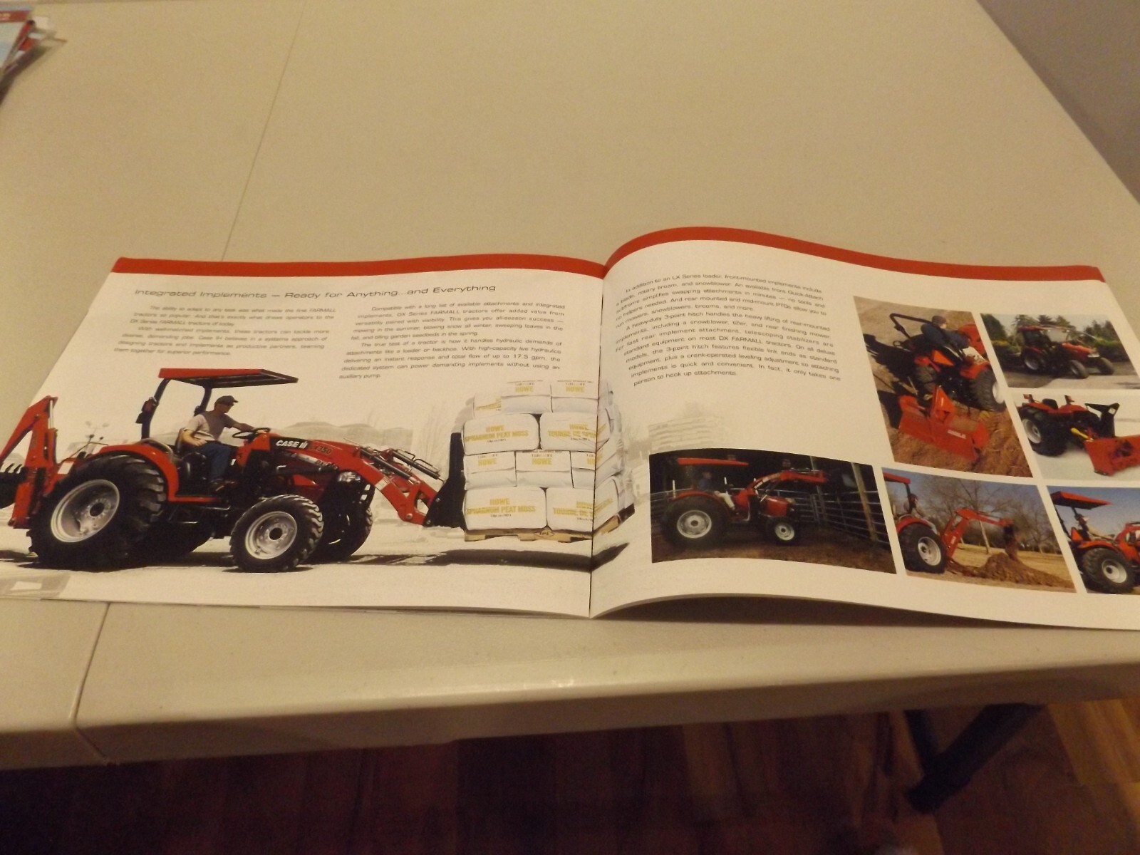CASE-IH DX SERIES FARMALL TRACTORS, LIT # CIH2010711 2007,