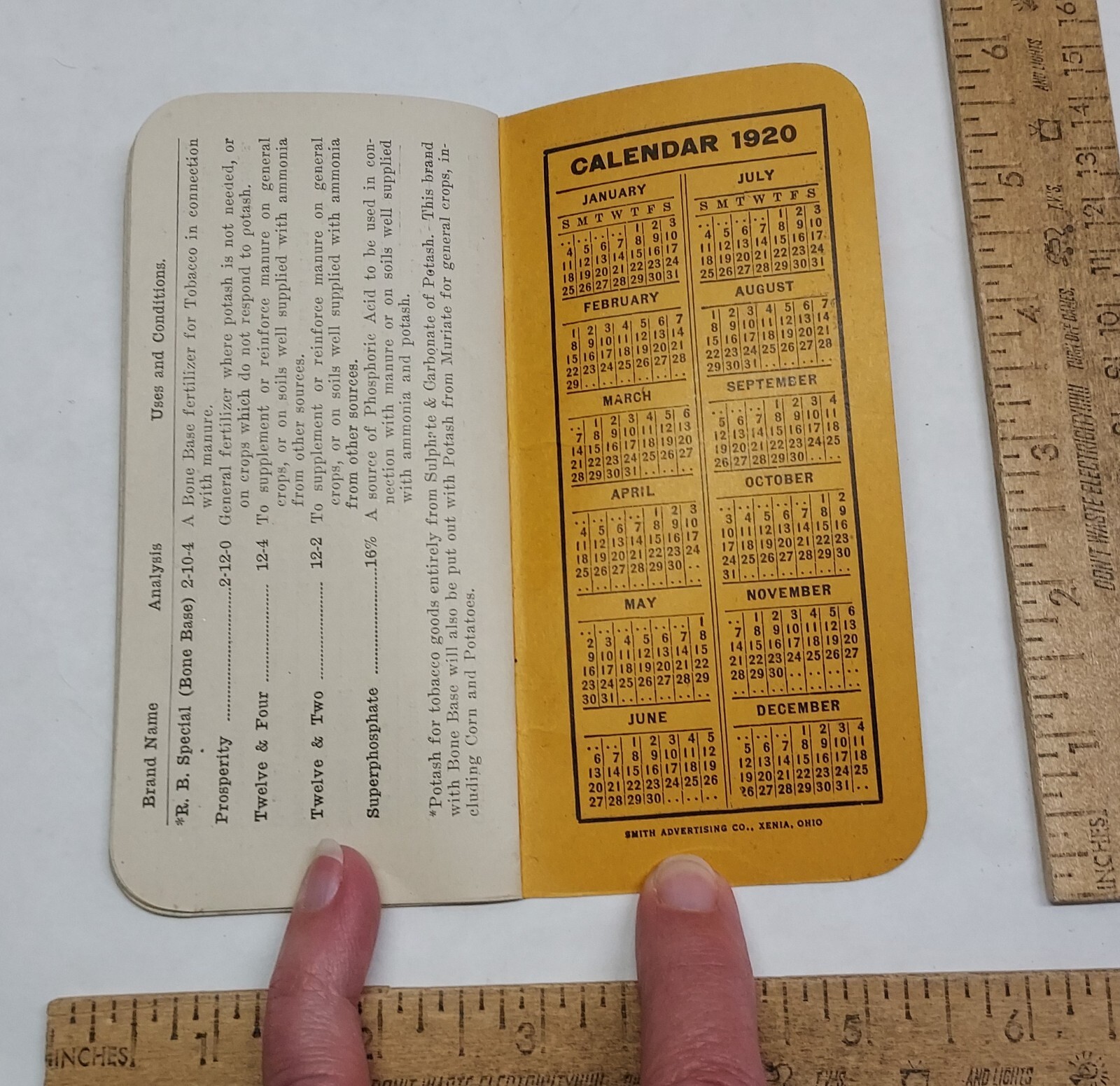 1920 DEMPWOLF&rsquo;S FERTILIZERS – York Chemical Works – BOOKLET – listing #5149