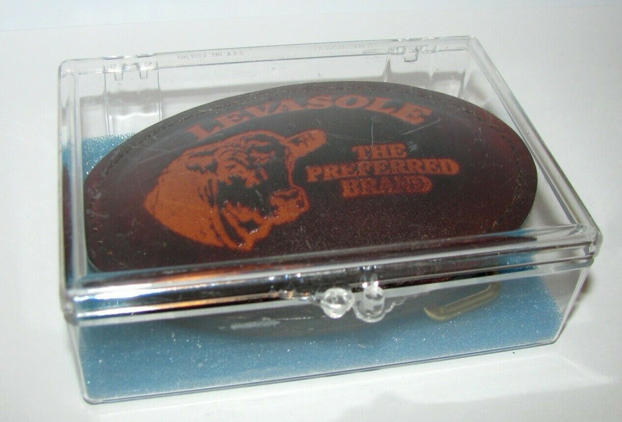 *Levasole Animal Cow Cattle Swine Pig Sheep Dewormer Leather Belt Buckle Ag Farm