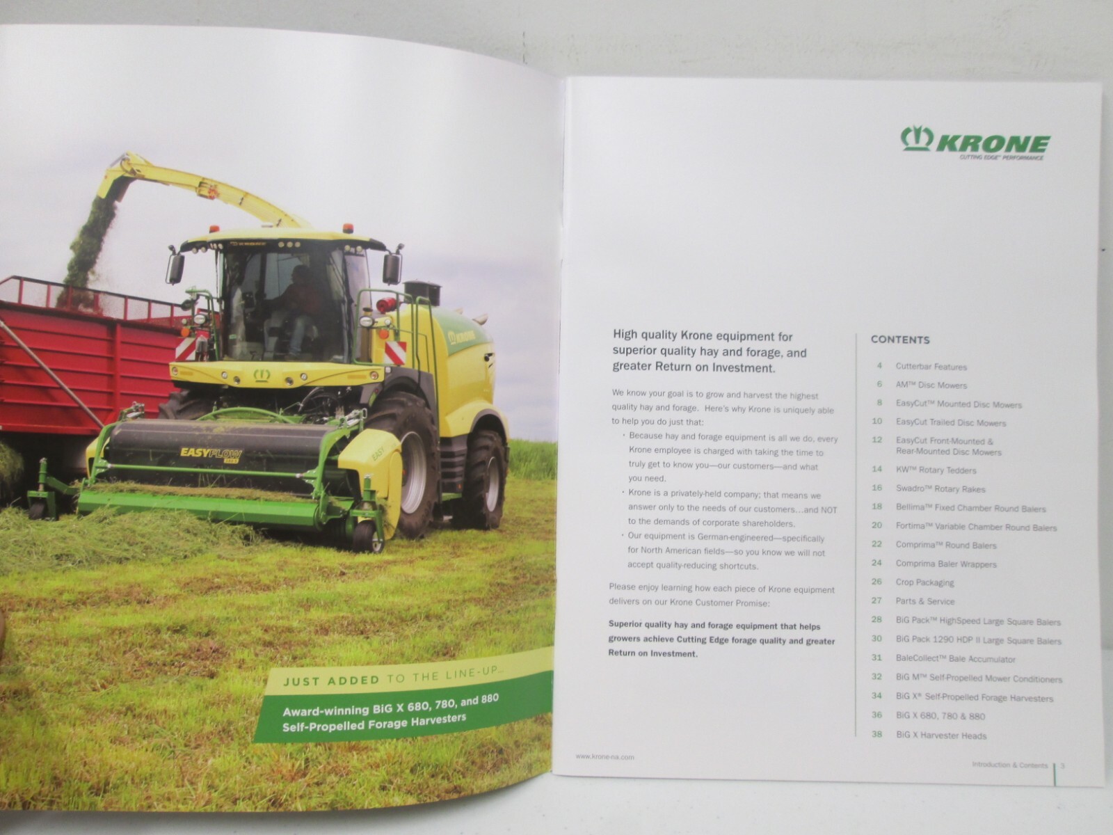 Krone 2019 Product Overview Sales Brochure Booklet Agriculture Tractors Mowers