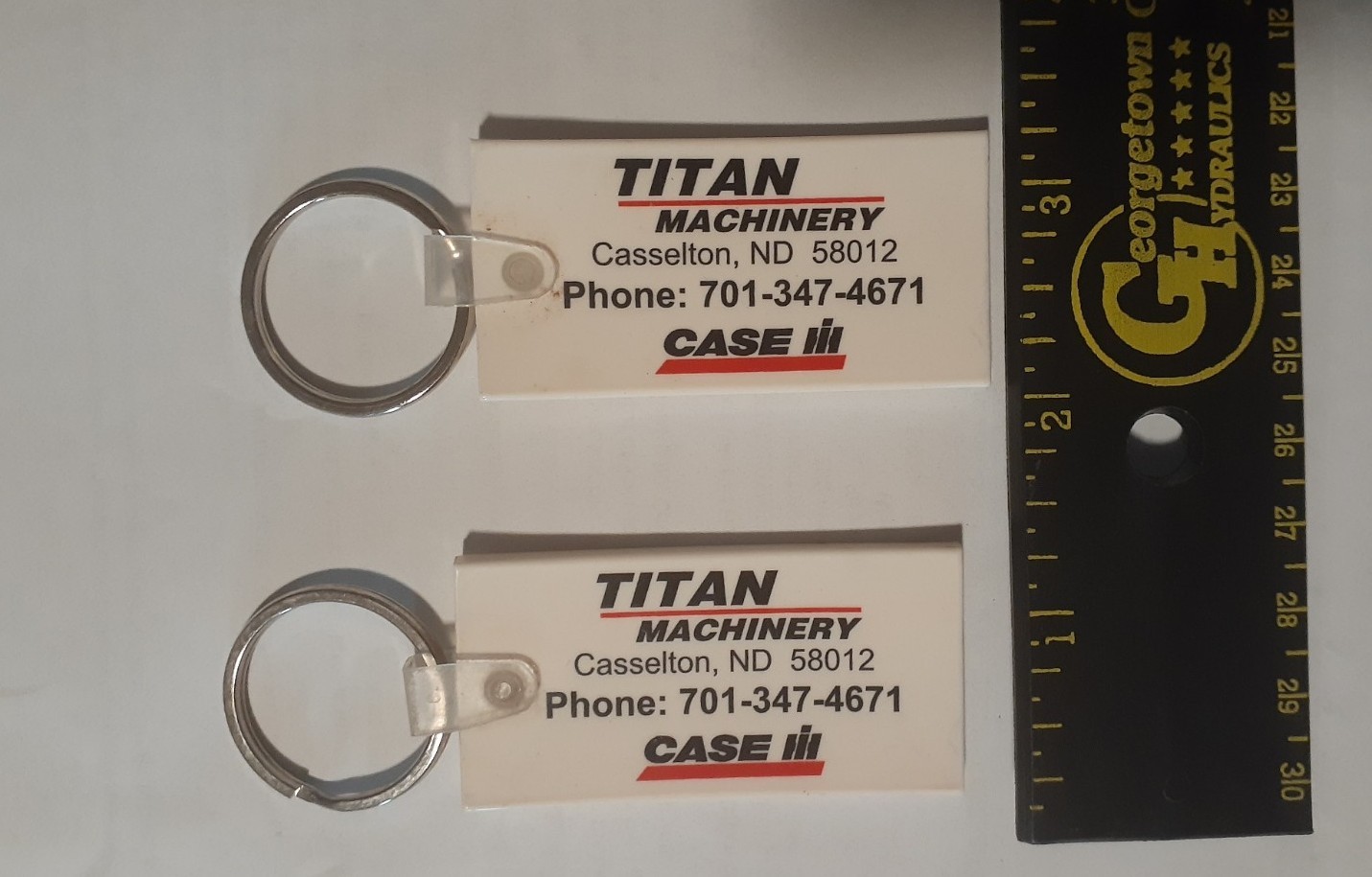 Titan Machinery Case IH Dealership Keychain