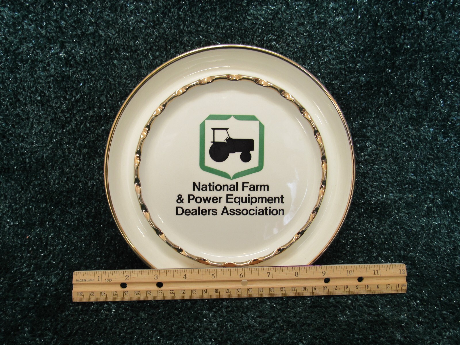 National Farm & Power Equipment Dealers Association Plate Ashtray – 9 Inch