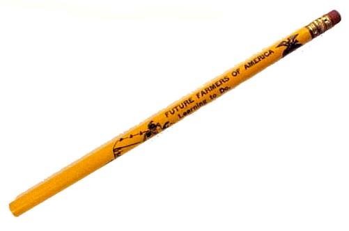 Future Farmers of America Lead Pencil Vintage Agriculture Advertising Souvenir