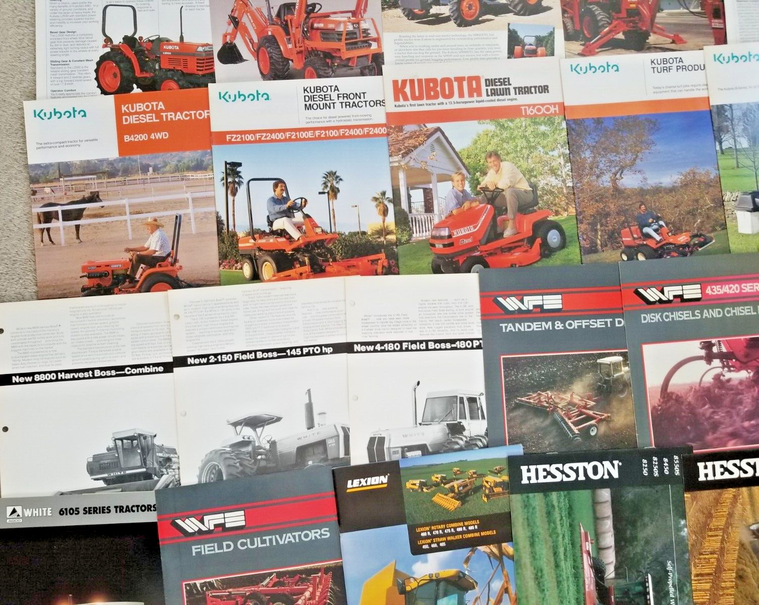 10 Pounds Of Tractor and Implement Brochures/Spec Sheets – 150+ 1980&rsquo;s and Up