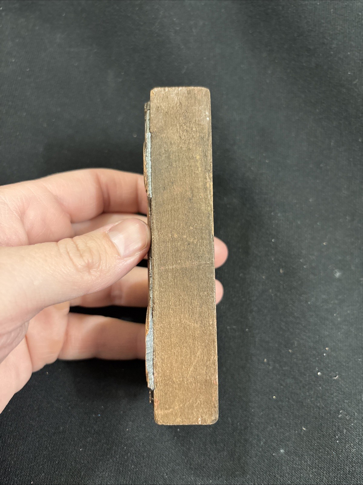 Vintage Litchfield Waterloo Iowa Wagon Manure Spreader Implement Print Block