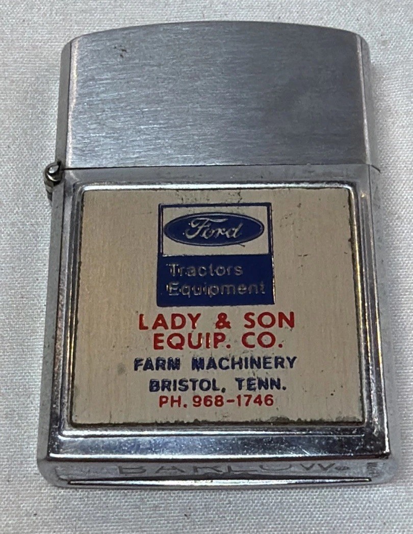 Ford Tractors Equipment Lady & Son Equip. Co. Farm Machinery Bristol TN Lighter