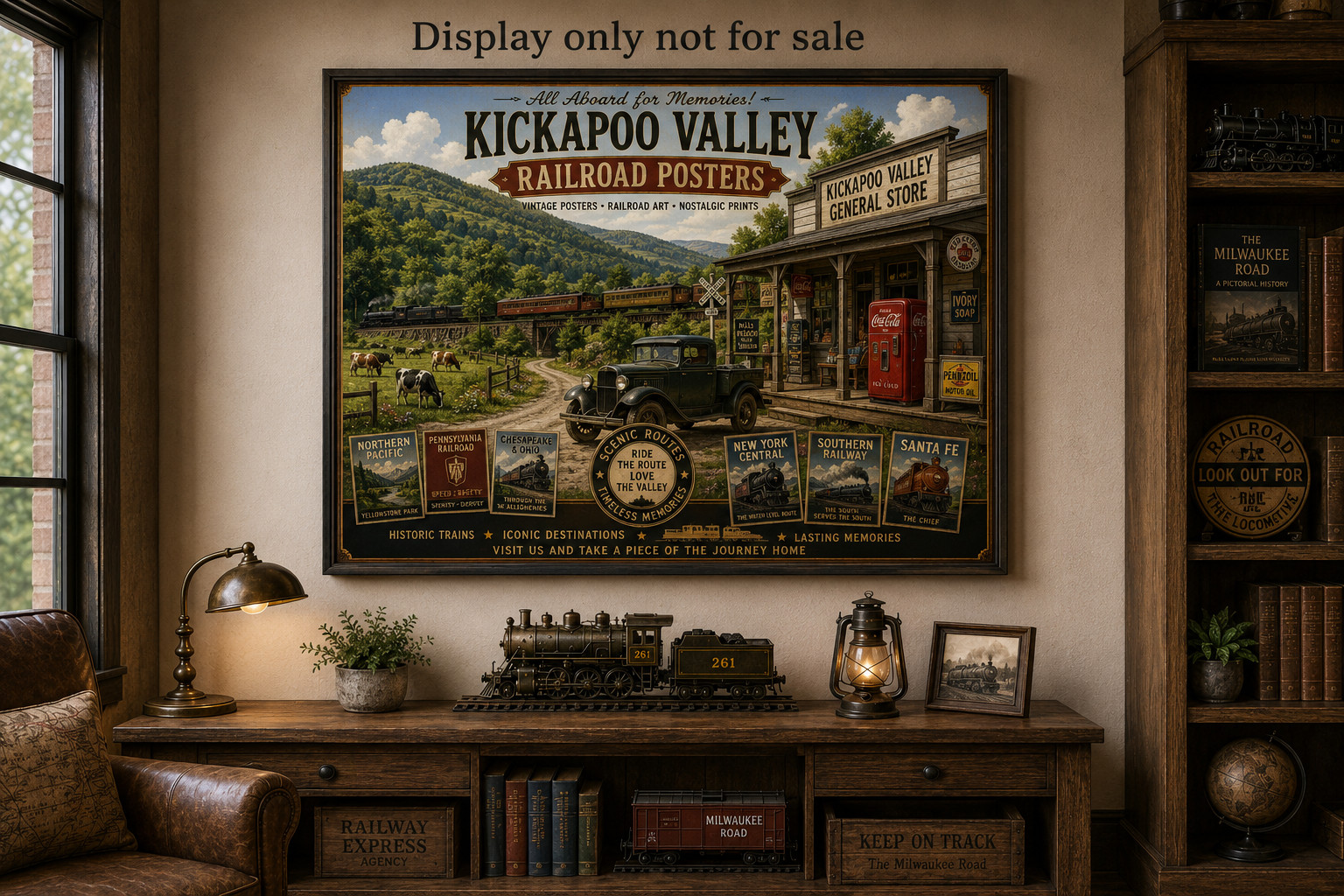 Nichols & Shepard 30-98 HP 1910 Steam Tractor Engine Vintage Poster 17 x 13