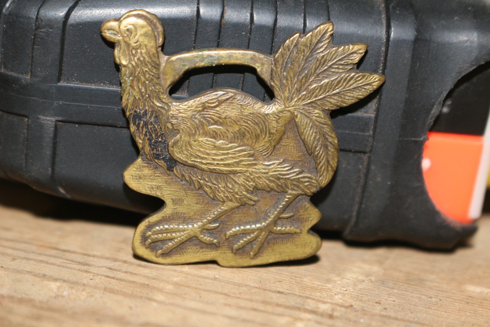 Vintage Aultman & Taylor Farm Machinery Steam Engine Gas Tractor Watch Fob Sign