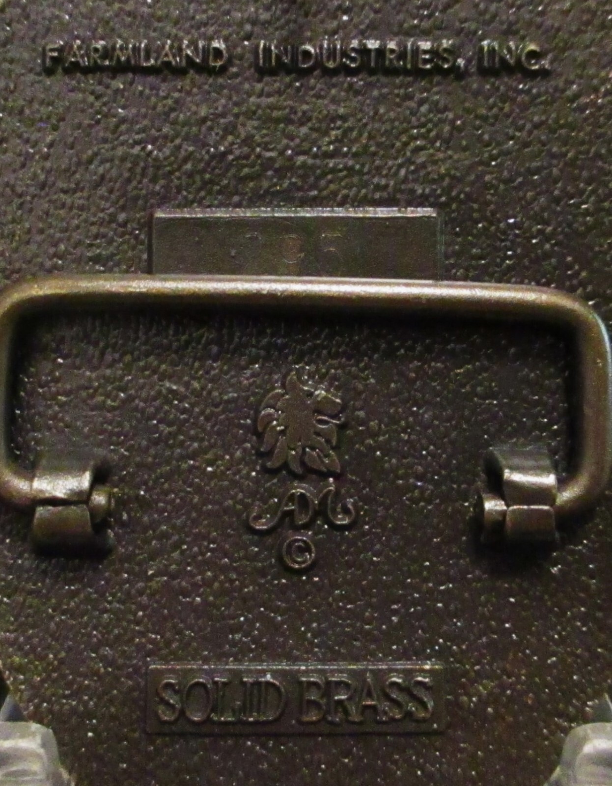 Moly Gard 500+ Farmland Lubricant Solid Brass Belt Buckle Farm & Construction