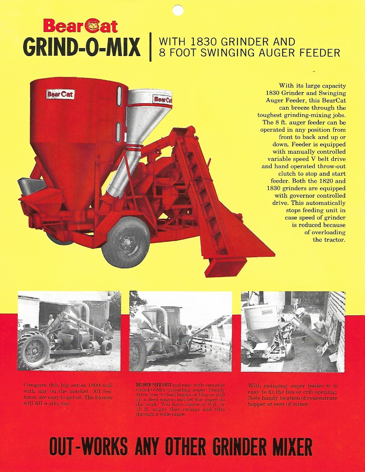 Farm Equipment Brochure – Bear Cat – Grind-O-Mix (F8088)