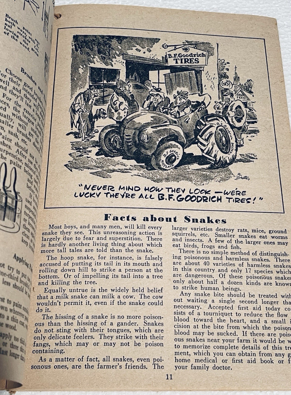 1945 B F Goodrich Farmer’s Handbook And Almanac Booklet