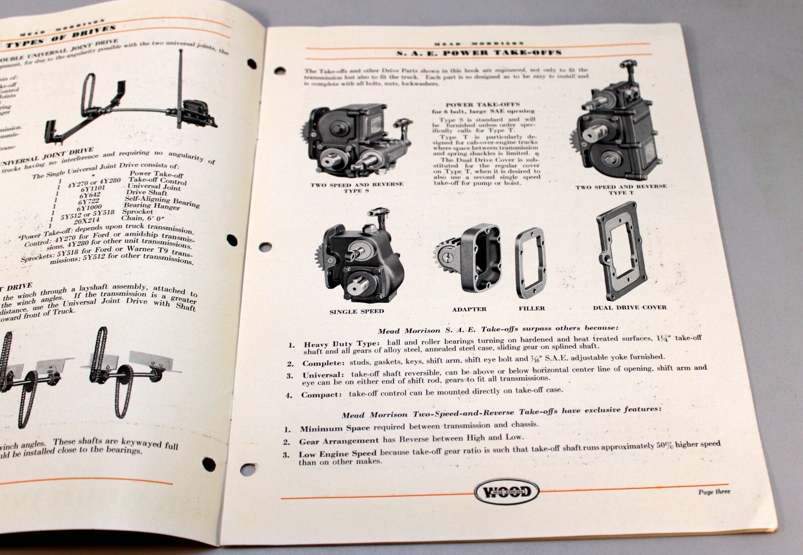 Mead Morrison Heavy Duty Take Offs Parts Catalog