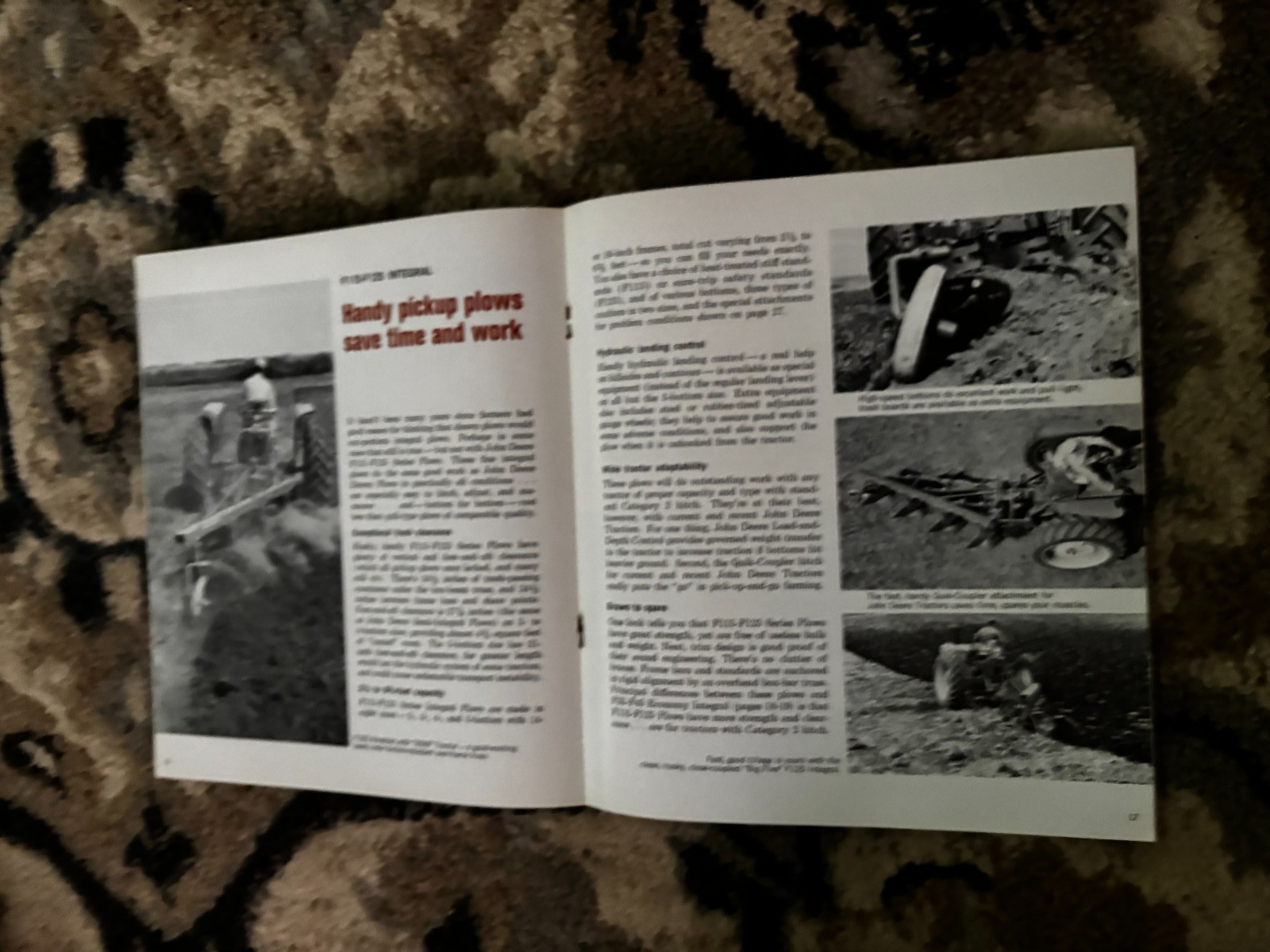 John Deere Moldboard Plows For 1966 Brochure DCPA26
