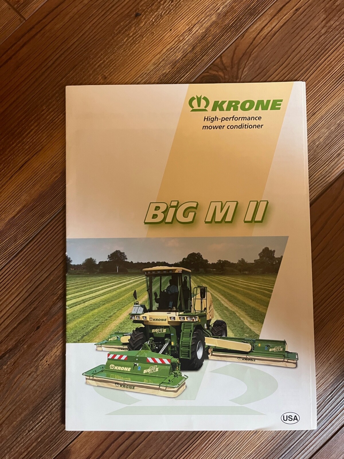 2005 Krone Big M II mower conditioner sales brochure