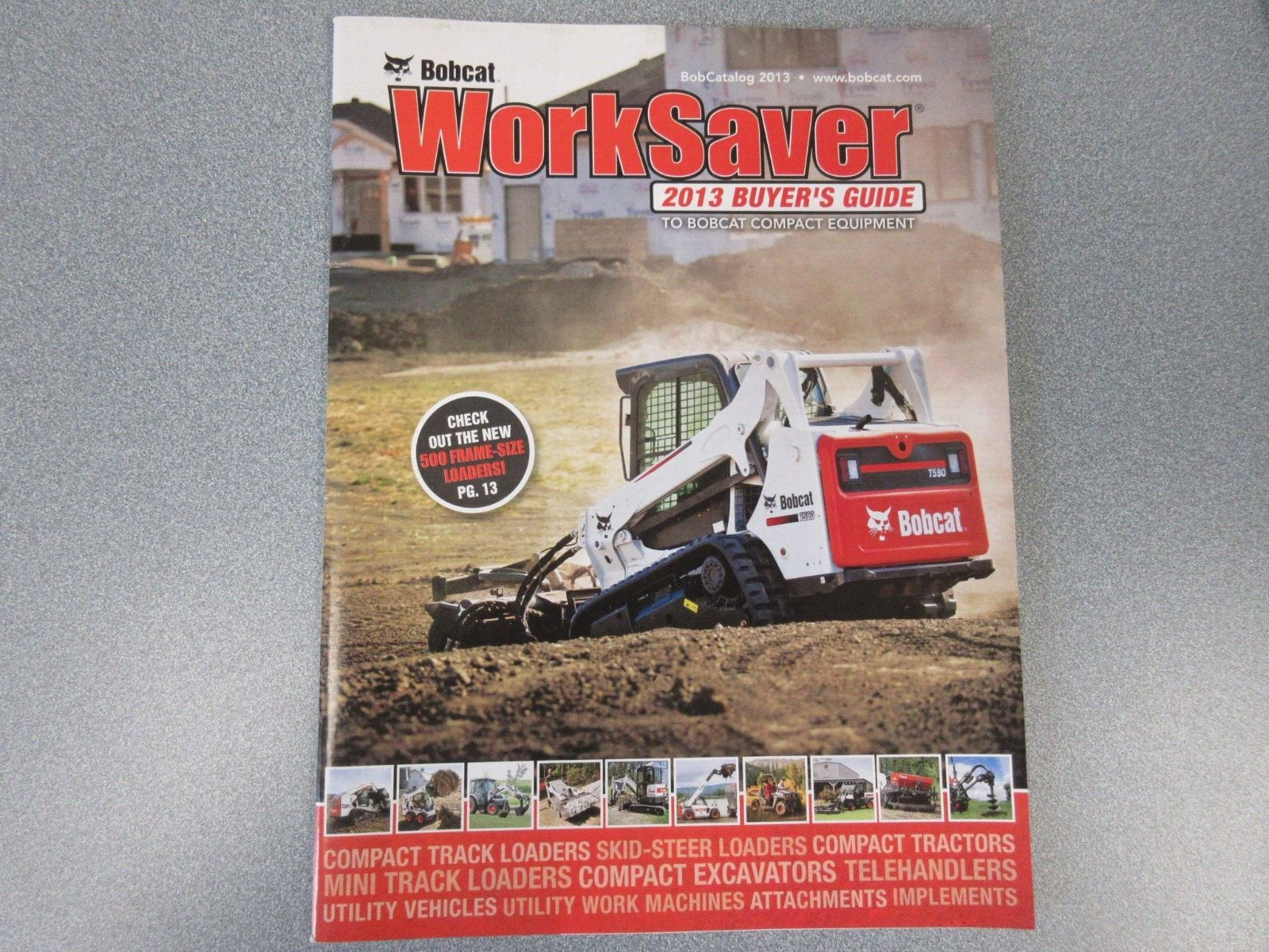 Bobcat Worksaver Brochure 62 Page Buyers Guide 2013
