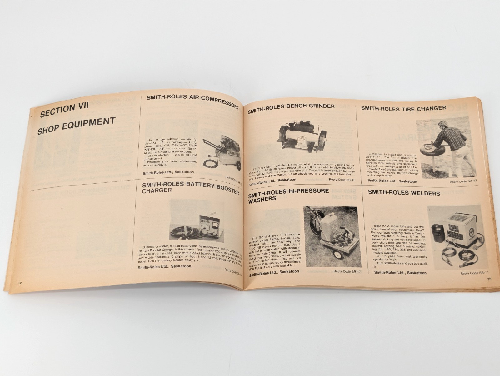 Saskatchewan Implement Buyer&rsquo;s Guide 1982 Industry and Commerce Catalog