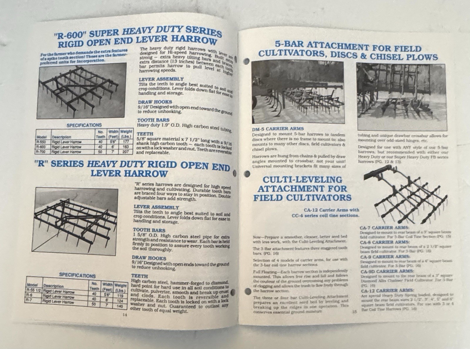 Vintage 1999 Pepin Farm Implements Catalog Farming Agriculture Hydraulic Carts