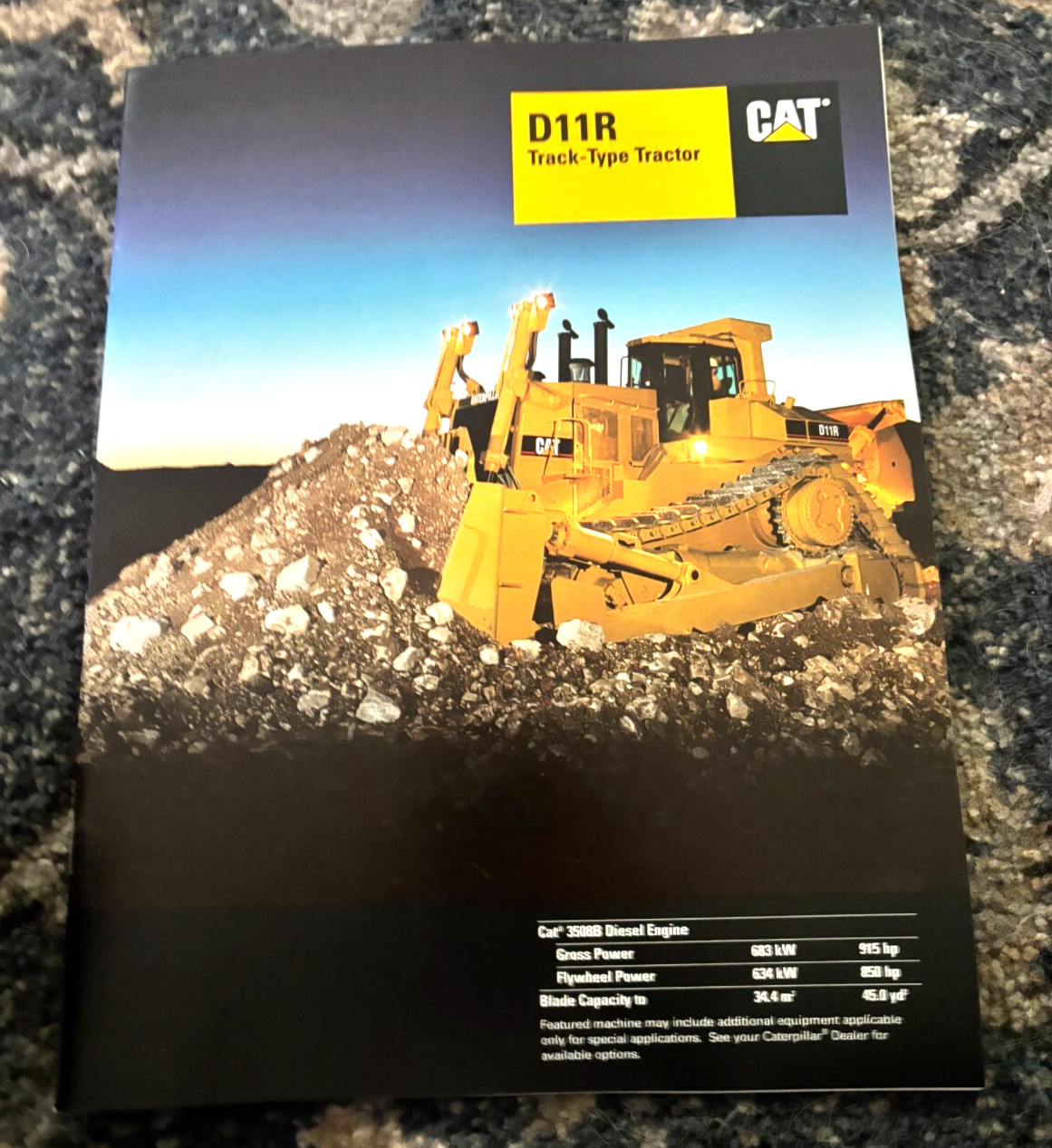 Caterpillar CAT D11R Tractor Crawler Dozer Brochure FCCA25