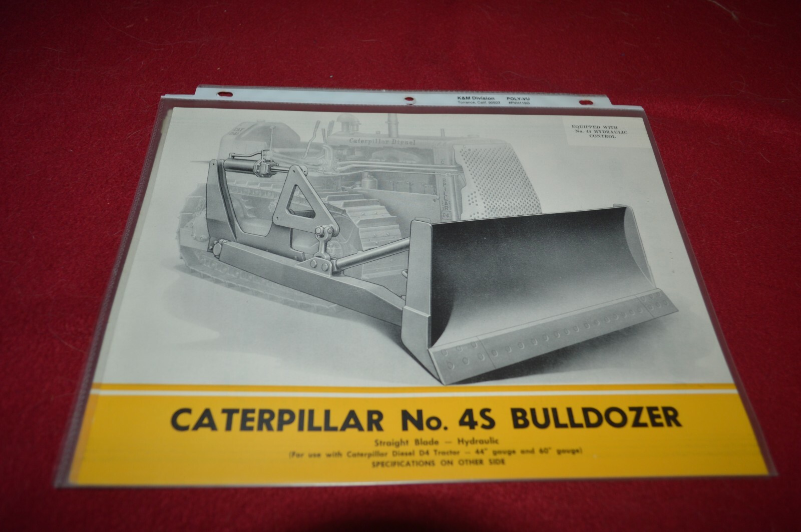 Caterpillar 4S Bulldozers For 1953 Dealer&rsquo;s Brochure AMIL16