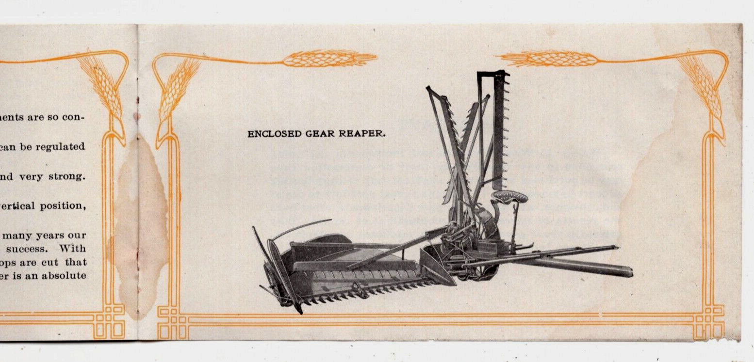 Walter A Wood Harvesting Machines Small Catalog 1890s