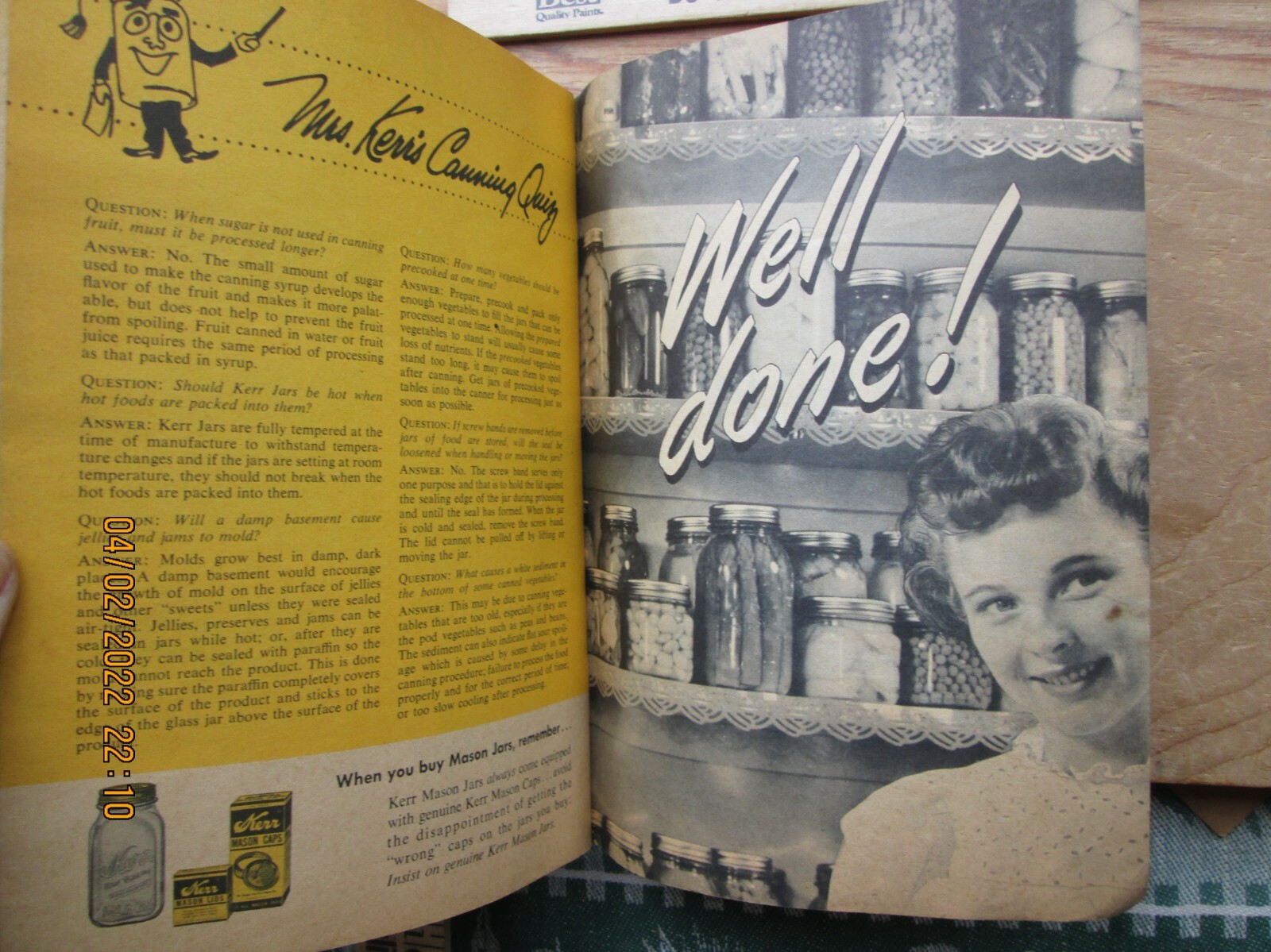 guide to batter canning – kerr glass 1951