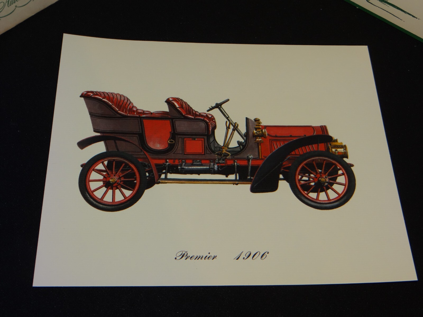 1950&rsquo;s Cities Service Gasoline Early Automobile Prints Complimentary Gift w/Env.