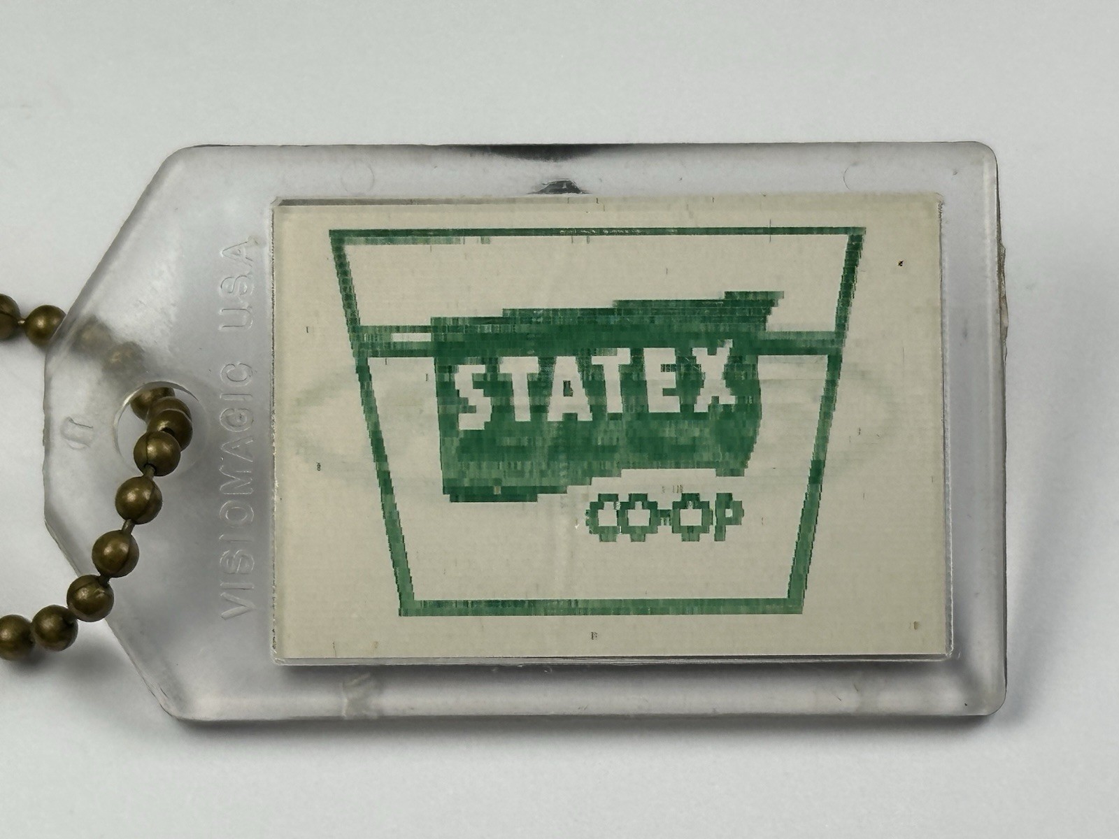 Farmer Regional Co-op Fort Dodge IA & Felco Statex Lenticular 2 Sided Keychain