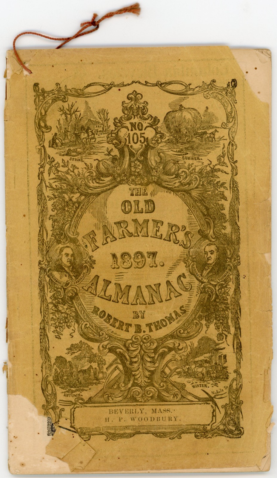 1897 Robert Thomas Farmer&rsquo;s Almanack William Ware 9