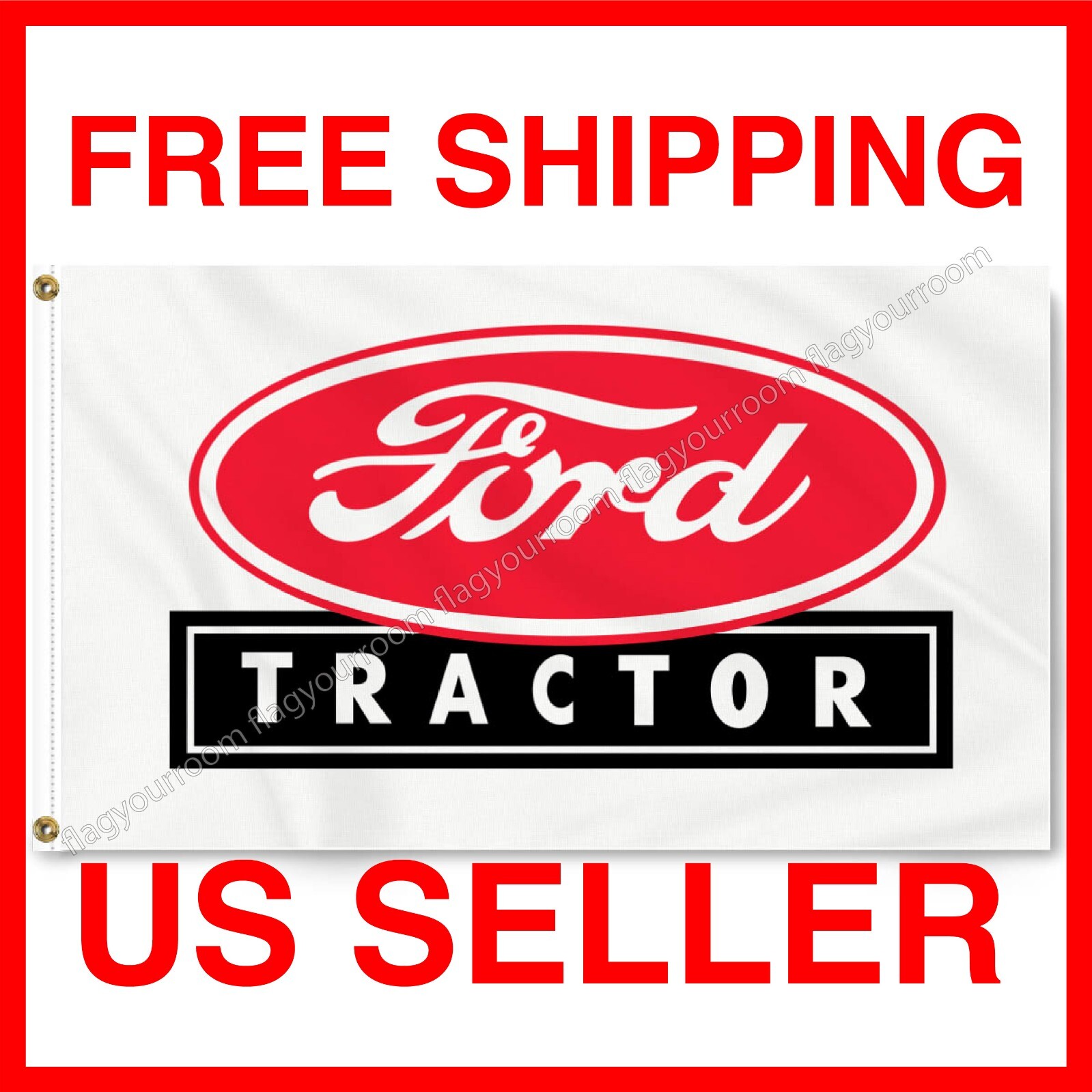 Ford Tractor USA Flag 3×5 FT Banner NEW Tractor Quality Farm Fast FREE Shipping