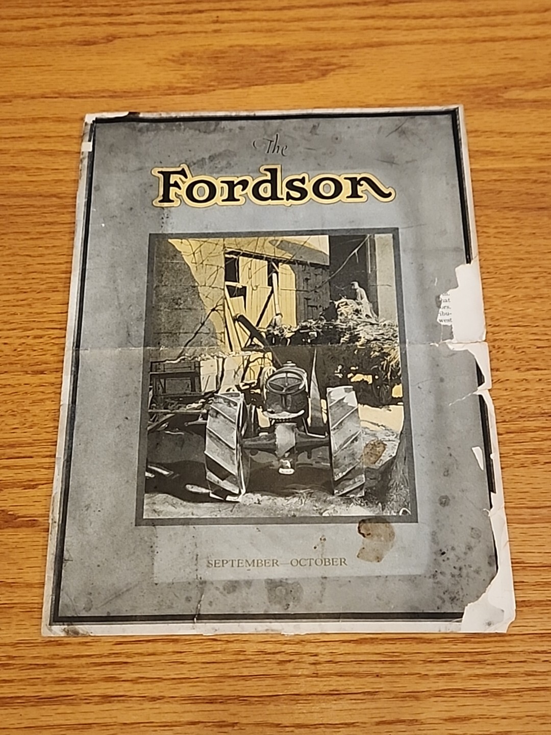 The Fordson Magazine September October 1924 Vintage Original
