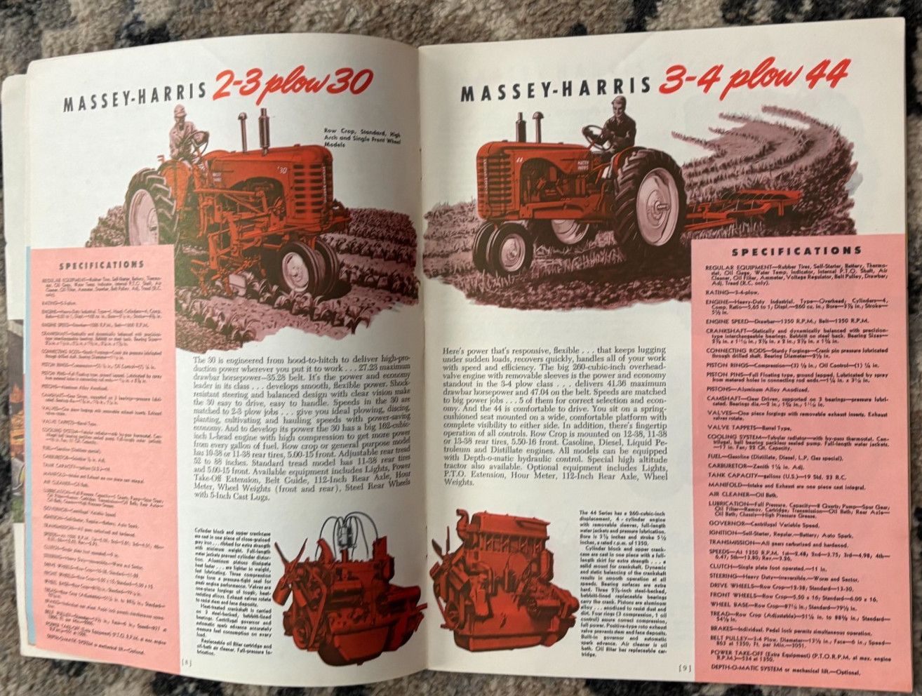 Massey Harris Buyers Guide For 1951 Brochure DCPA26