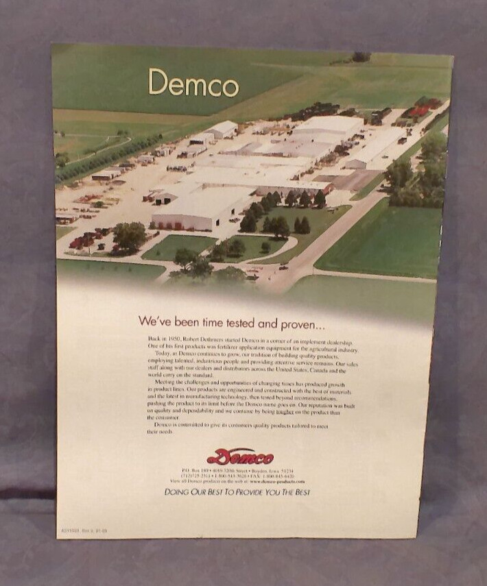 Demco Pro Professional Lawn&Garden Spraying Equipment Sales Brochure