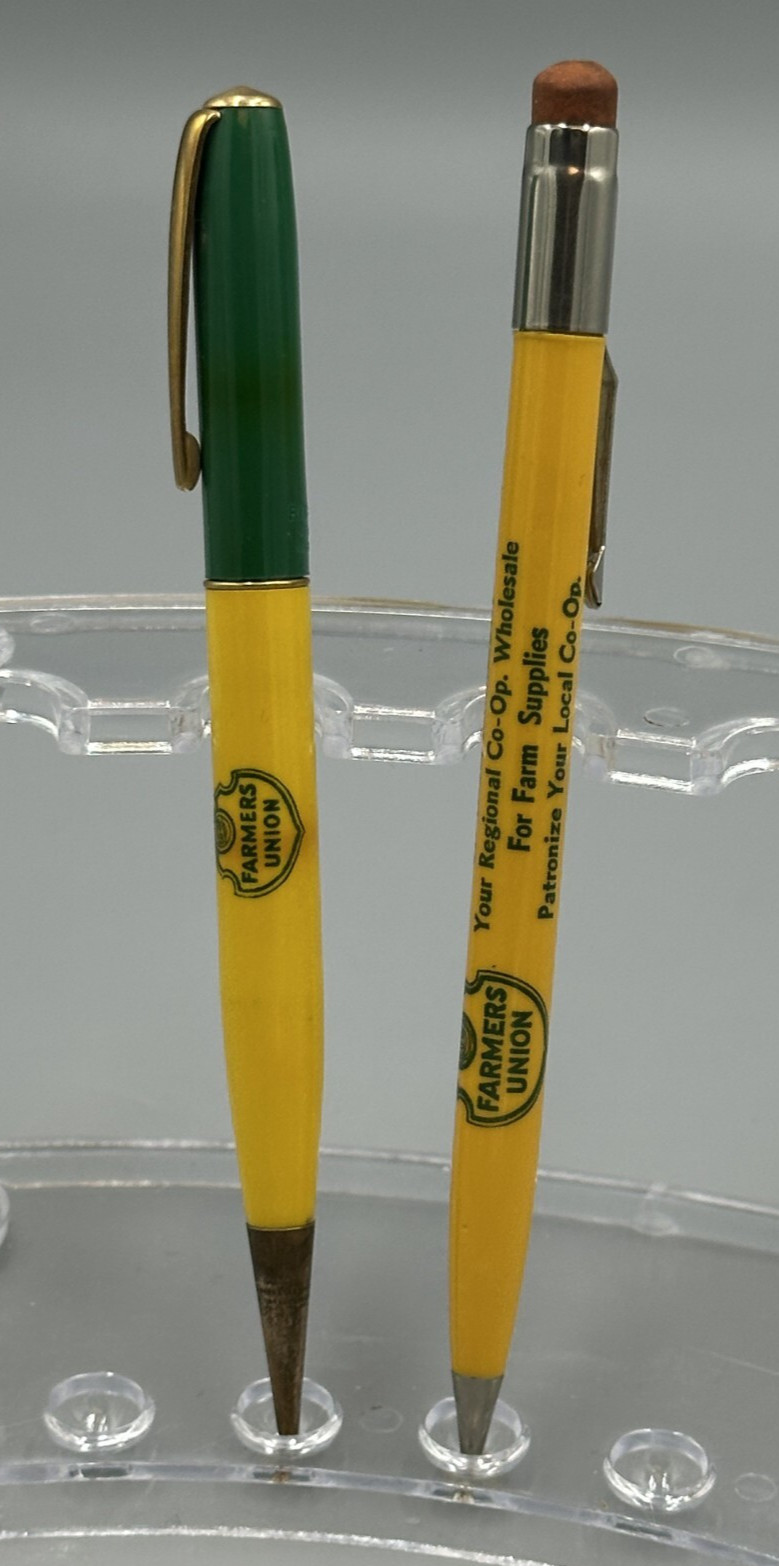 Vintage FARMERS UNION Advertising Mechanical Pencil