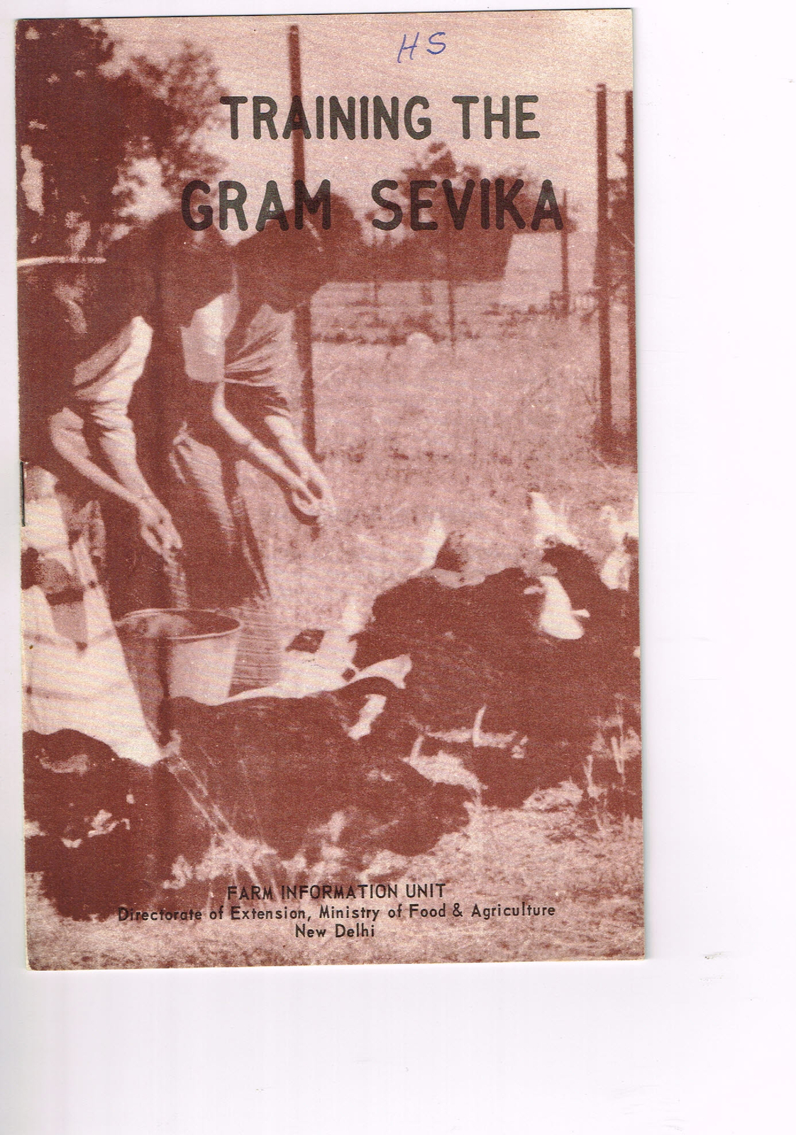 Vintage 1960s Farm Brochure India New Delhi Training Gram Sevika