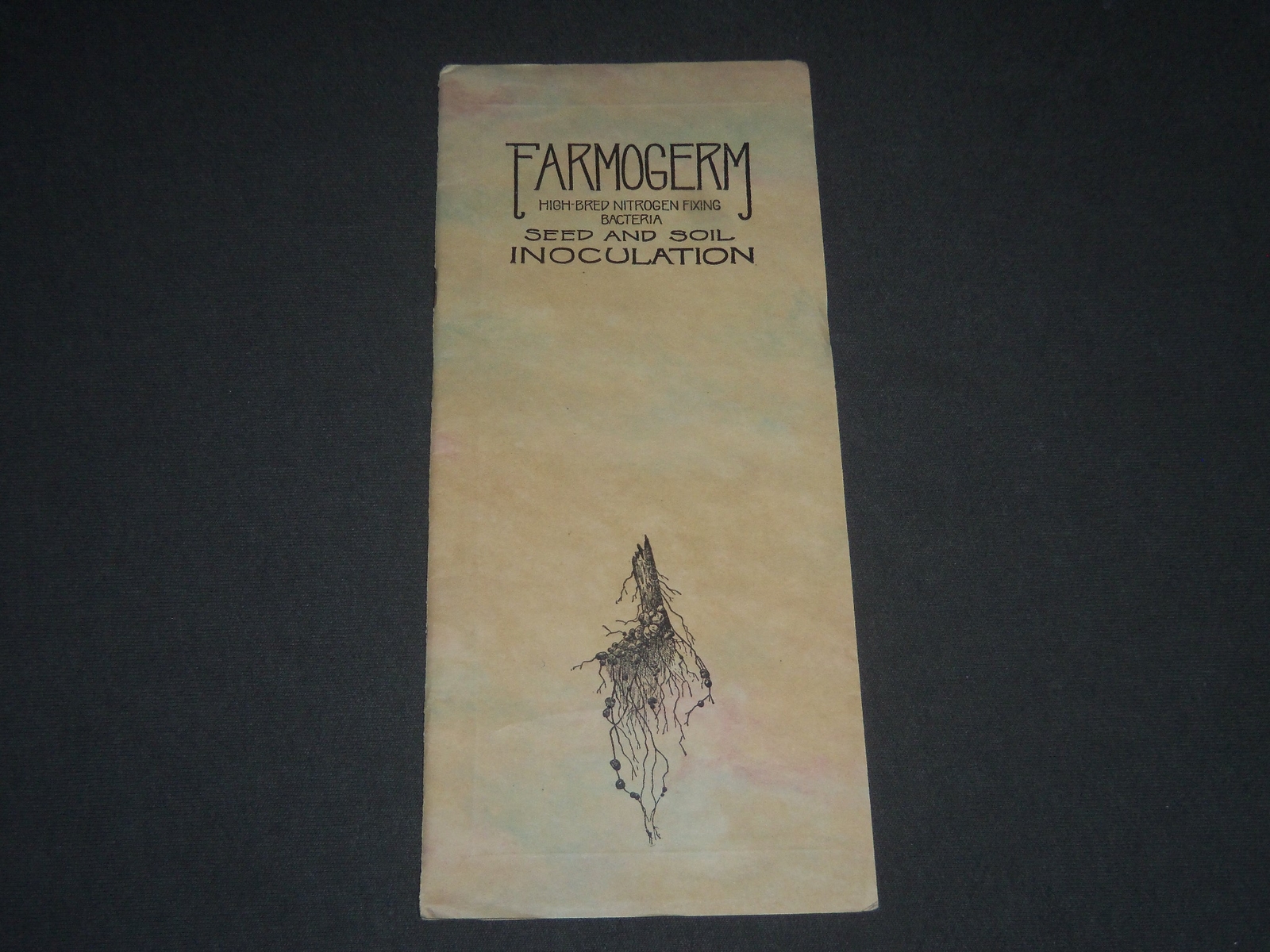 1912 FARMOGERM SEED AND SOIL INOCULATION BROCHURE – EARP THOMAS CO. – J 2530