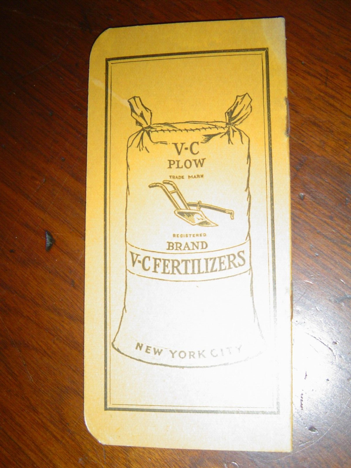 1928 V-C Double Owl Fertilizers Virginia Carolina Chemical Co. New York City