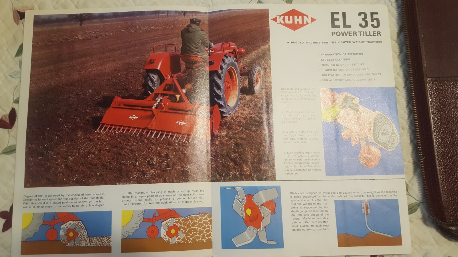 Farm Equipment Brochure – Kuhn – EL 35 series – Power Tiller