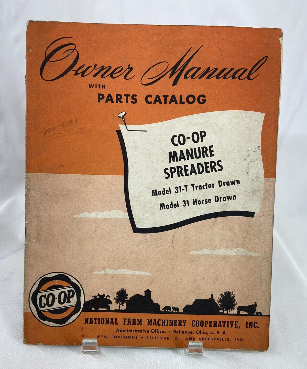 Vintage CO-OP 31-T 31 Manure Spreader Parts Catalog Horse & Tractor Drawn
